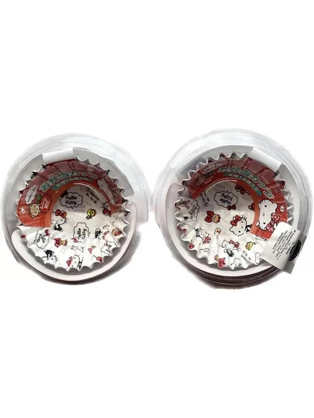 Sanrio Bento Lunch Box Food Cups - Hello Kitty SET OF 2, Mini Muffin Cup